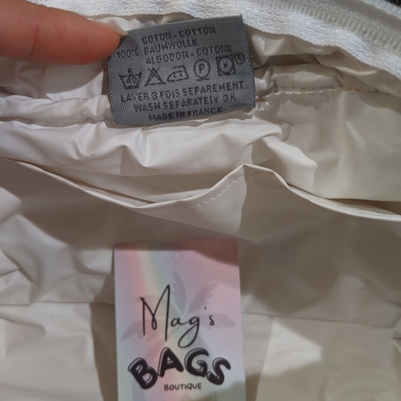 J'ADORE DIOR Terry Embroidered Tote Bag - Picture 6 of 6